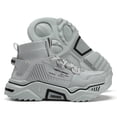 thumbnail image 3 of BOSTEXI Mens Fashion Sneakers Slip on Walking Shoes High Top Casual Shoes for Men, 3 of 5