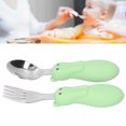 thumbnail image 4 of Juego de tenedor y cuchara utensilios de alimentación para niños pequeños resistentes a altas temperaturas resistentes a la suciedad exquisitos y hermosos para alimentar ANGGREK Otros, 4 of 8