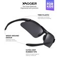 thumbnail image 2 of Xagger Youth Polarized Sports Sunglasses for Boys Girls Age 8-14 Kids Baseball Softball TR90 Frame Glasses, 2 of 6
