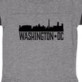 thumbnail image 3 of Inktastic Washington Dc City Skyline Boys or Girls Baby Bodysuit, 3 of 4