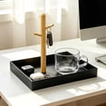 thumbnail image 4 of Gumesh Wood Key Tray for Entryway Table, Jewelry Tray, Catchall Tray with Stand Hanging Organizer, for Rings, Phone, Bracelets Watches, 4 of 6