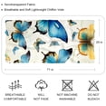 thumbnail image 2 of Butterfly Chic Chiffon Yarn Head Scarf - Translucent Light and Breathable Silk Chiffon Scarf for Women - 180*73 Size Elegant Fashion Accessory, 2 of 6