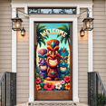 thumbnail image 5 of Colorful Design Welcome Banner Decorative Tiki Style Polynesian Elements for Luau Party Event, 5 of 8
