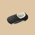 thumbnail image 7 of Black Slippers For Women Waterproof Thickened Sole Eva Material Indoor And Outdoor Dual-Use Warm Winter-Spring Wrap-Around Home Shoes Size 38, 7 of 7
