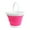 3L Pink, variant on 3L Folding Bucket Portable Folding Silicone Car Wash Outdoor Fishing Travel Bucket Home Storage Collapsible Household Items