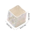 thumbnail image 3 of Dvkptbk Ceramic Cheese Storage Jar High Appearance Desktop Organizer Pen Container and Cosmetic Storage Container home decor, 3 of 6