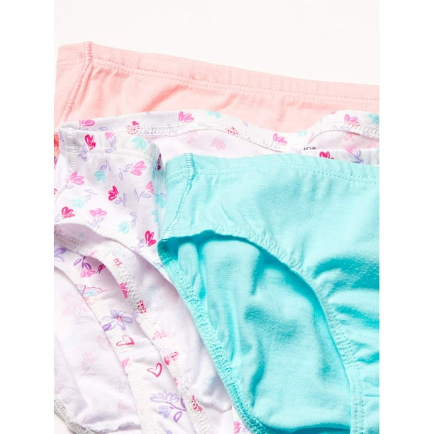Hanes Girls Girls' 100% Cotton Tagless Brief Panties, Available in 10 and  20 Pack : : Clothing, Shoes & Accessories