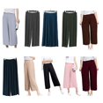 thumbnail image 2 of Pantalones sueltos de mujer de cintura alta plisados ​​de verano pantalones largos casuales de color sólido sidaley FS11579-09, 2 of 7