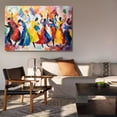 thumbnail image 6 of Abstract Art Modern Decorative Painting Women Dancing Framed Canvas Poster Bedroom Decor Sports Landscape Office Room Decor Gift,Frame-style,12x18inch(30x45cm), 6 of 8