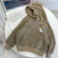 thumbnail image 3 of Eltusu Boys Hoodies, Long Sleeve Pullover Casual Loose Boys Sweatshirts Gray Size 7-8 T, 3 of 5