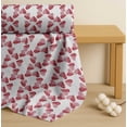 thumbnail image 4 of Soimoi White Cotton Cambric Fabric Red Heart Decor Fabric Printed Yard 42 Inch Wide, 4 of 7