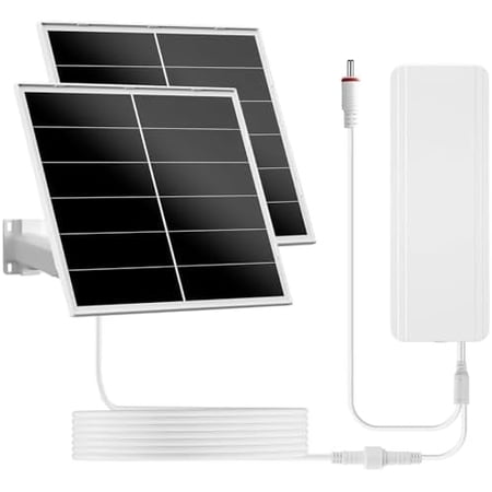 40W Solar Panel Kit and 30000mAh Battery for PTZ Security Cameras 5V/12V Adjustable Output USB-C & DC Plugs 360° Mount IP66 Waterproof$$Garden & Patio 40W Solar Panel Kit and 30000mAh Battery for PTZ Security Cameras 5V/12V Adjustable Output USB-C & DC Plugs 360° Mount IP66 Waterproof$$Garden & Patio