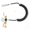 thumbnail image 1 of Manguera de CO2 con válvula doble y medidor de 3000 psi, accesorios W21.8-14 para Soda Stream, 1 of 11