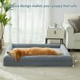 thumbnail image 6 of ECP XL Extra Large Dog Bed, Washable Dog Couch with Removable Waterproof Cover, Orthopedic Large Pet Sofa Bed with Bolster Sides for Sleeping, 6 of 8