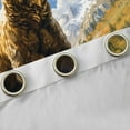 thumbnail image 4 of Castle Fairy Safari Brown Bear Black Out Curtains for Boys Girls Teens,Woodland Animal Curtains Pack Of 2 (42X63 Each),Jungle Wildlife Bedroom Curtains,Super Cozy Room Decor, 4 of 6