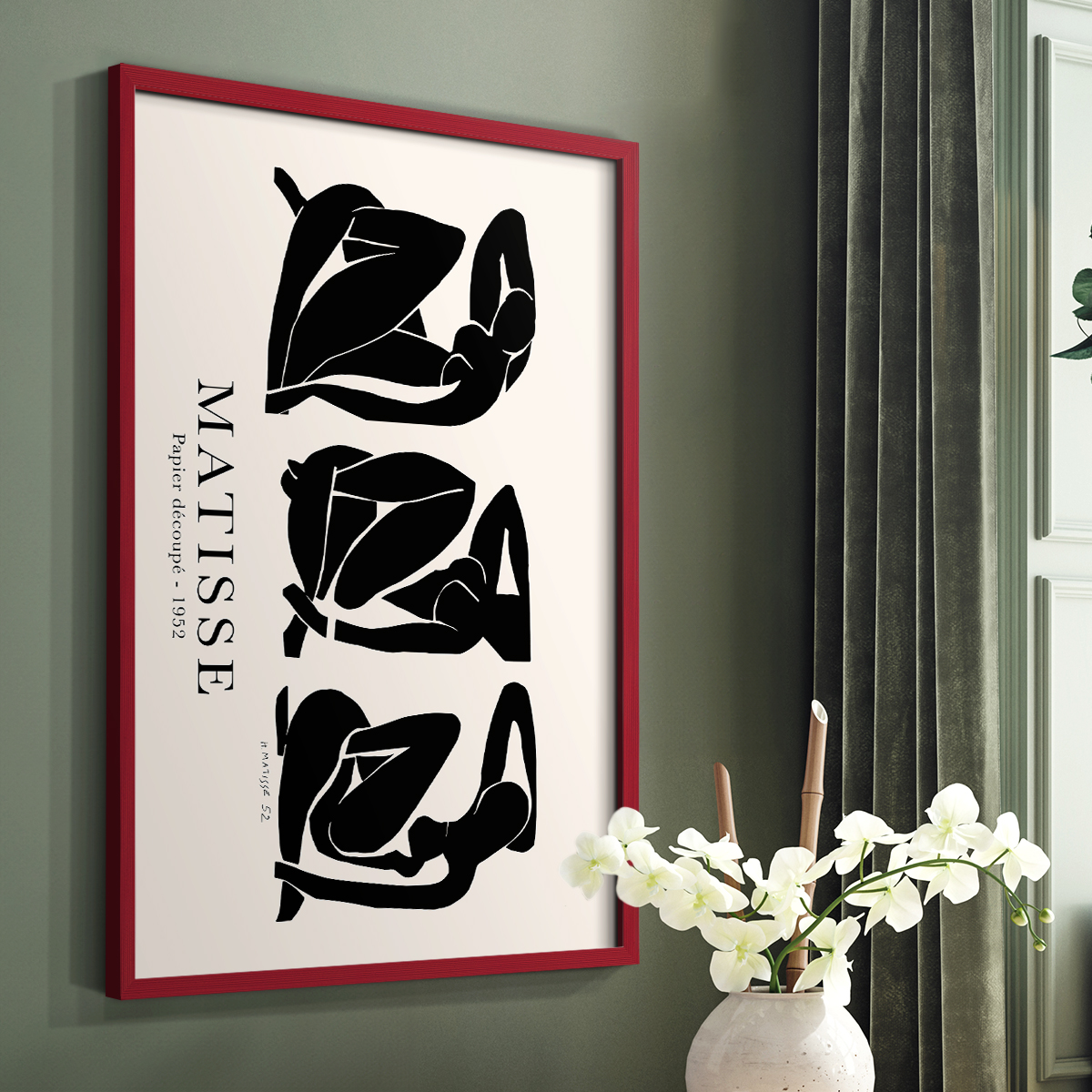 Matisse CCLXIV in Solid Wood 11 x 14 Framed Print
