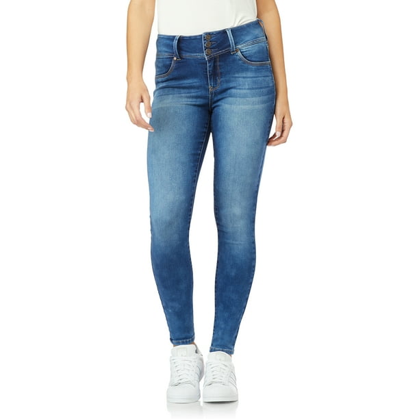 WallFlower Women's Sassy Skinny HighRise Insta Soft Juniors Jeans