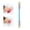 blue, variant on Professional UV Gel Nail Brush for Gradient Shading, Double Head Nail Art Sponge Pen , Precision Pointed and Round Tips for DIY Manicure Tool Gift