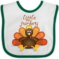 thumbnail image 3 of Inktastic Little Turkey Boys or Girls Baby Bib, 3 of 4