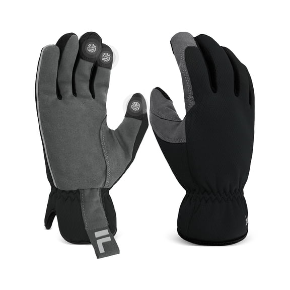 Thermal Winter Work Gloves for Men, High Dexterity Cold Weather Glove for Driving, Gardening, Motorcycle, and Mechanics