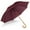 Burgundy/ Beige, variant on Kimood  Automatic Open Wooden Handle Walking Umbrella