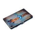 thumbnail image 5 of SaniMore Case for Lenovo Tab M10 Plus 3rd Gen 10.6 inch 2022 TB-125F/128F, Auto Wake/Sleep Pen/Card Holder Stand Dual Angle PU Leather TPU Back Color Painting Magnetic Protective Shell, Giraffe, 5 of 13