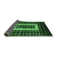 thumbnail image 2 of Ahgly Company Indoor Round Abstract Emerald Green Modern Area Rugs, 3' Round, 2 of 4