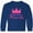Royal Bue, variant on Inktastic Birthday Princess, Crown, Stars - Pink Purple Long Sleeve Youth T-Shirt