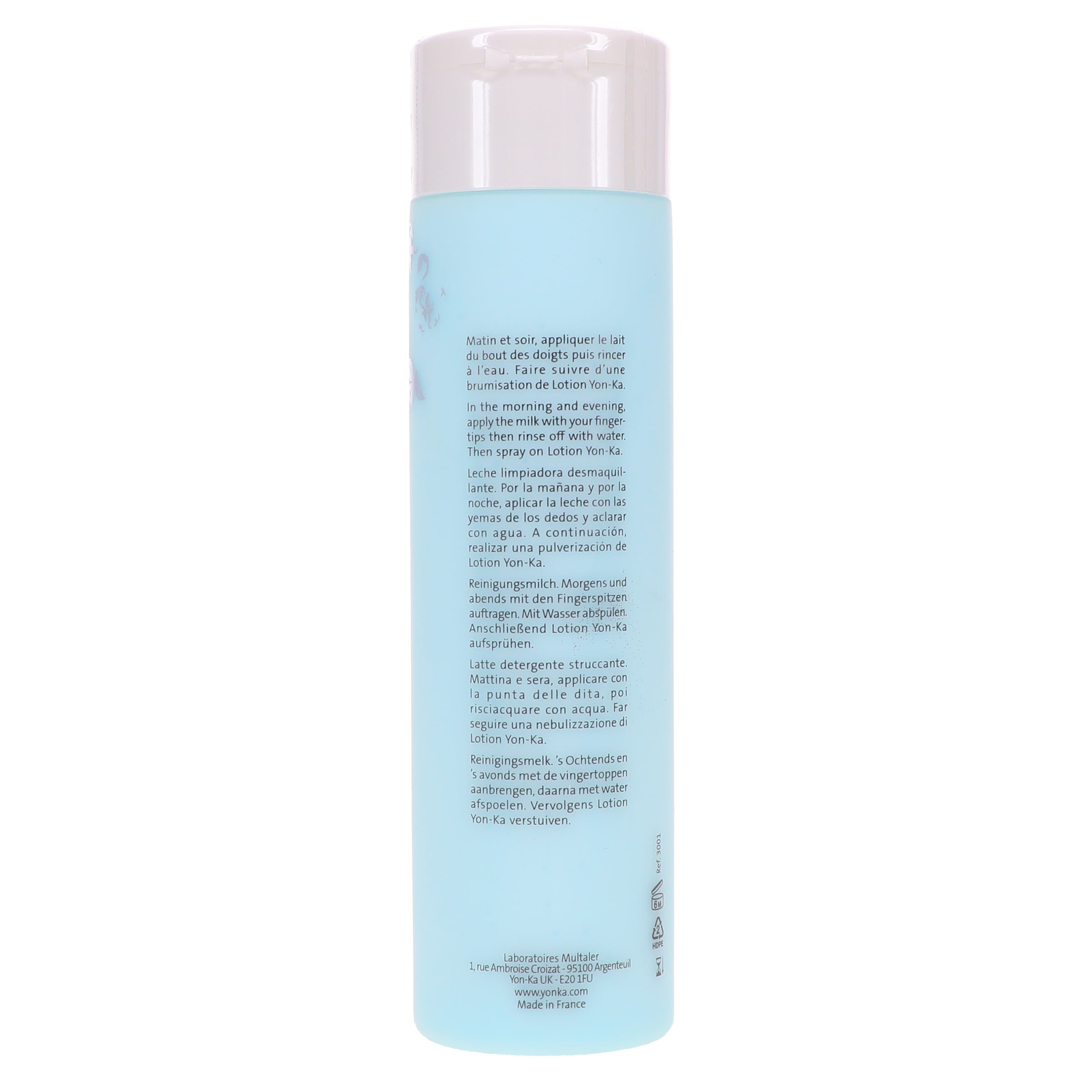 Yon-Ka LAIT NETTOYANT Cleansing Makeup Remover Milk 6.78 oz