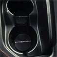 thumbnail image 4 of Camaro 6th Gen Heritage Logo Car Cup Holder Inserts - Black - Set of 2, 4 of 6