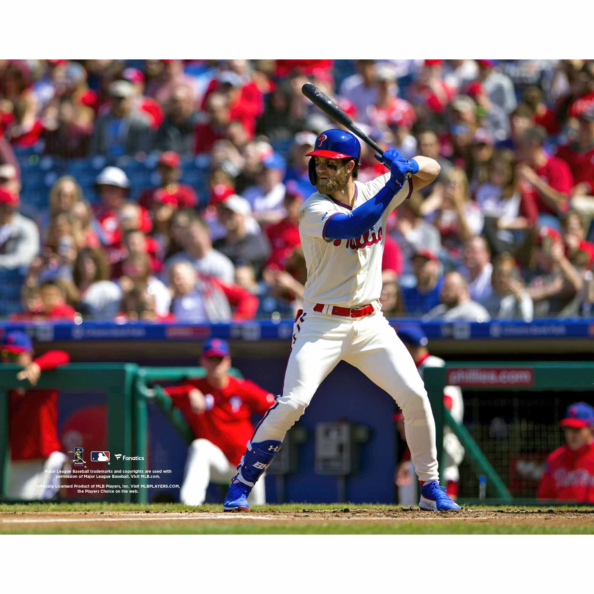 Bryce Harper Philadelphia Phillies Unsigned Batting Stance Photograph