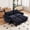 Black, variant on 73'' Sleeper Sofa Bed Full Size, Pull Out Couches for RVS, Orange,3 In 1 Convertible Couches, Pre-Installed for Small Space, Living Room, Apartment, Velvet Loveseat with USB & Side Pocket