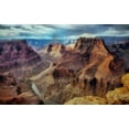 thumbnail image 2 of Bolokofsky, Ronald 18x13 Gold Ornate Wood Framed with Double Matting Museum Art Print Titled - The Confluence Grand Canyon, 2 of 4