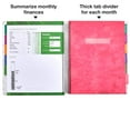 thumbnail image 7 of Global Printed Products Budget Planner Book with 12 Envelopes and Pockets, 8.5" x 11", Pink, 7 of 7