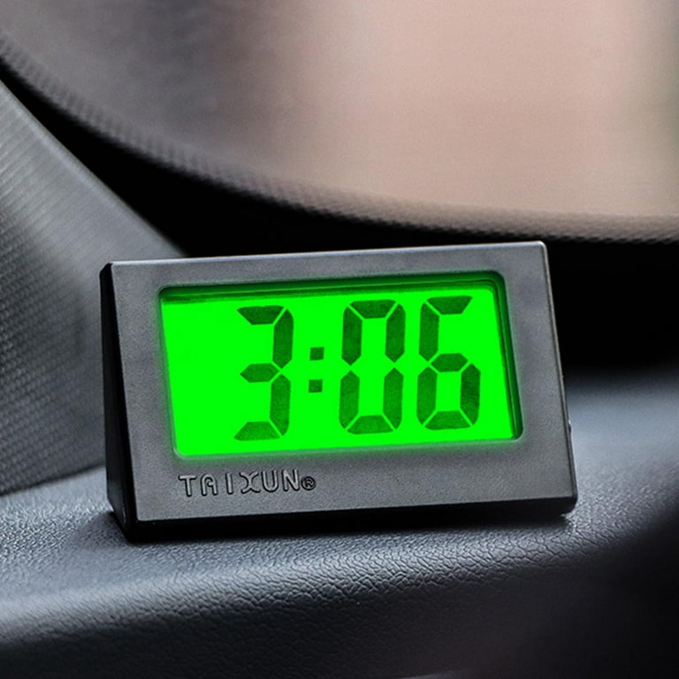Inexpensive LCD Clock for Car dashboard 