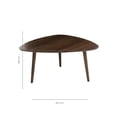thumbnail image 3 of Mesa De Centro Para Sala Relan Mesa Auxiliar Escandinava Tera Café, 3 of 6