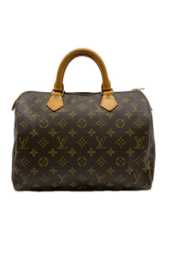 Pre-Owned LOUIS VUITTON Louis Vuitton Monogram Canvas Speedy 30 M41526 Handbag Brown Coated...