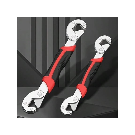 Adjustable Wrench and Pliers Combo Set, Heavy Duty Multi-Purpose Stainless Steel Hand Tool Kit for Home Repairs, Professional Grade Mechanic Tools for Garage, Plumbing and DIY