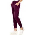 thumbnail image 2 of MediChic Womens Scrub Joggers 4-Way Stretch Anti-Wrinkle Moisture-Wicking Elastic Waistband Four Pocket Jogger Pants, 2 of 6