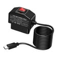 thumbnail image 2 of OBD Power Cable Dash Cam Hardwire Kit USB Charging Connector with PP Material for Gasoline Vehicle Monitoring, 2 of 9