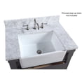thumbnail image 4 of Charlotte 30" Farmhouse Bathroom Vanity with Marine Gray Cabinet and Carrara Marble Top, 4 of 5