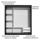 thumbnail image 5 of Ropero Closet Madesa Lyon 3 Puertas Corredizas Con Espejo N, 5 of 5