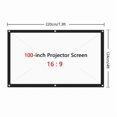 thumbnail image 3 of Projector Screen Fabric Screen Projection Portable Reflective Cloth, 3 of 5