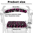 thumbnail image 6 of HELLHERO Walker Covers Pink and black Seat and Backrest Covers and Elderly Adults Breathable Waterproof for Seniors Men Women, 6 of 7