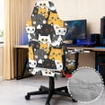 thumbnail image 6 of Whosucclay Cat Print Gaming Chair Covers Slipcovers Washable, 4 Pieces Stretchable Elastic Computer Reclining Gaming Chair Seat Cover with Armrest Cover, 6 of 8