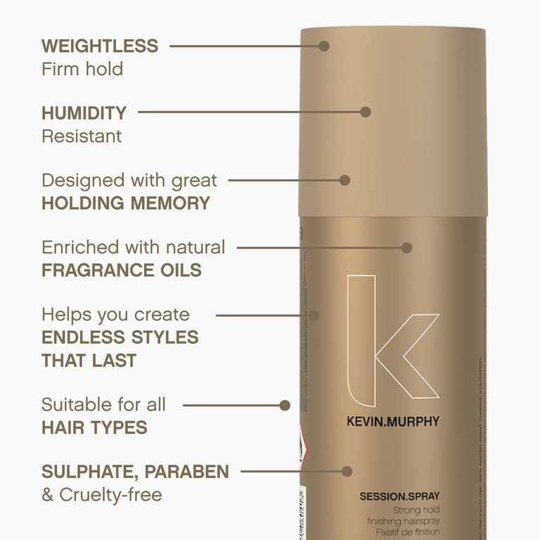 KEVIN.MURPHY SESSION.SPRAY Strong Hold Finishing Hair Spray, 100