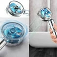 thumbnail image 3 of Hand Shower,Water Saving Anti Limescale,360High Pressure Propeller,Three Levels Filter,3 Replaceable PP Cotton (Blue), 3 of 5