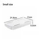 thumbnail image 1 of Caja de almacenamiento oculta, cajón de almacenamiento de escritorio, soporte de almacenamiento de mesa de plástico autoadhesivo, organizador de papelería y cosméticos para artículos diversos simples, 1 of 5