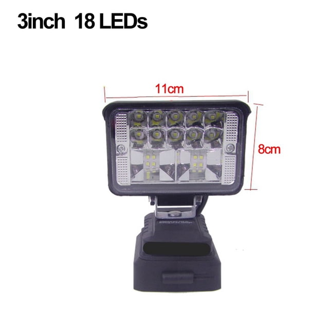 BTOER Cordless Work Light for 20v battery Flashlight Job Site Lighting Flood Light
