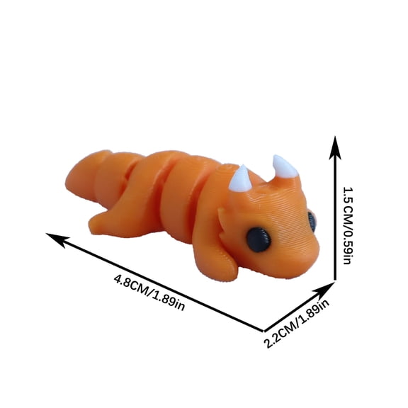 7pc Baby Dragon Size: 6*6*6cm 3D Printed Wild Animal Figurine